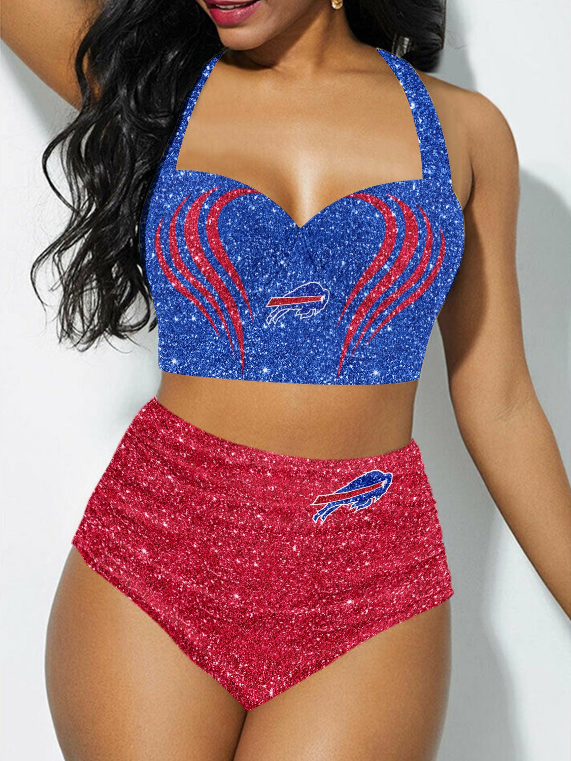 Buffalo Bills Sexy Print Bikini Swimsuit 180
