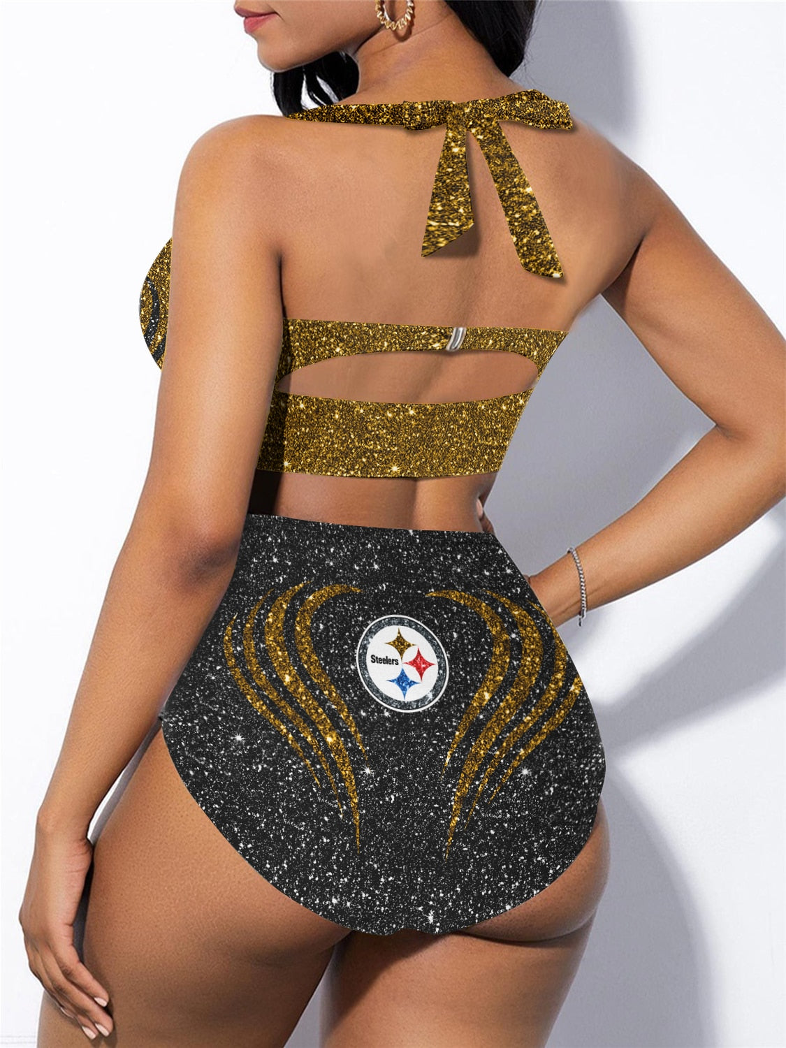 Pittsburgh Steelers Sexy Print Bikini Swimsuit 196