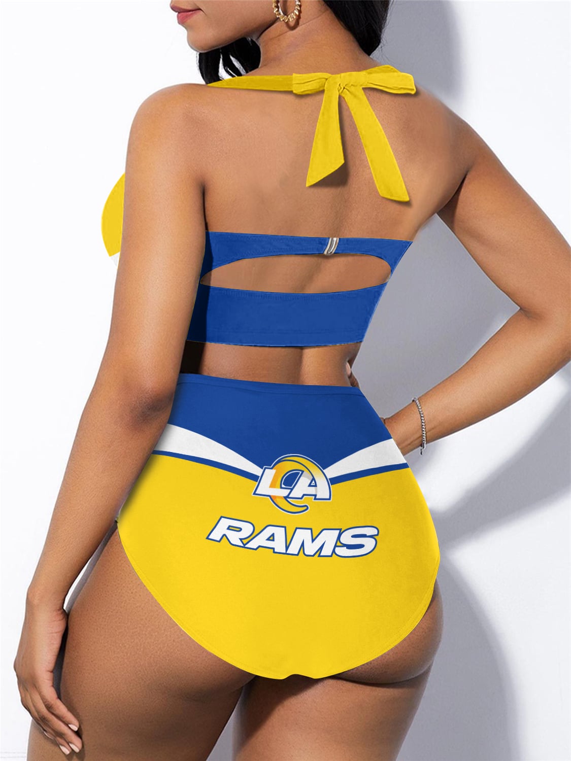 Los Angeles Rams Sexy Print Bikini Swimsuit 210