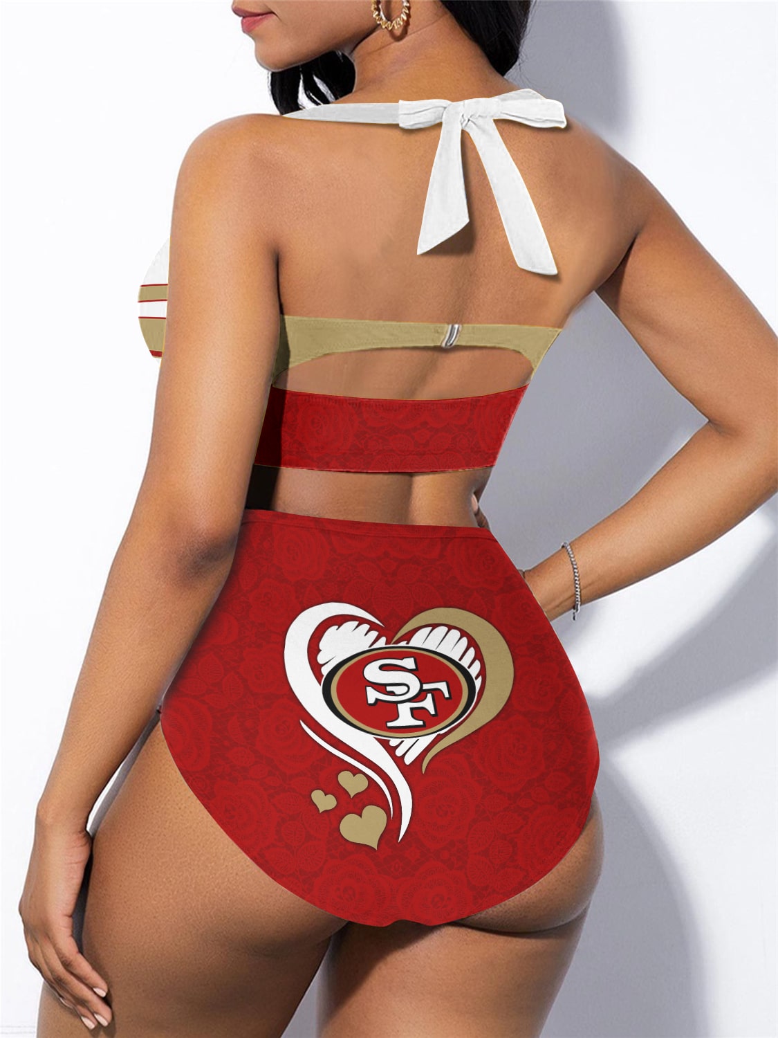 San Francisco 49ers Sexy Print Bikini Swimsuit 212