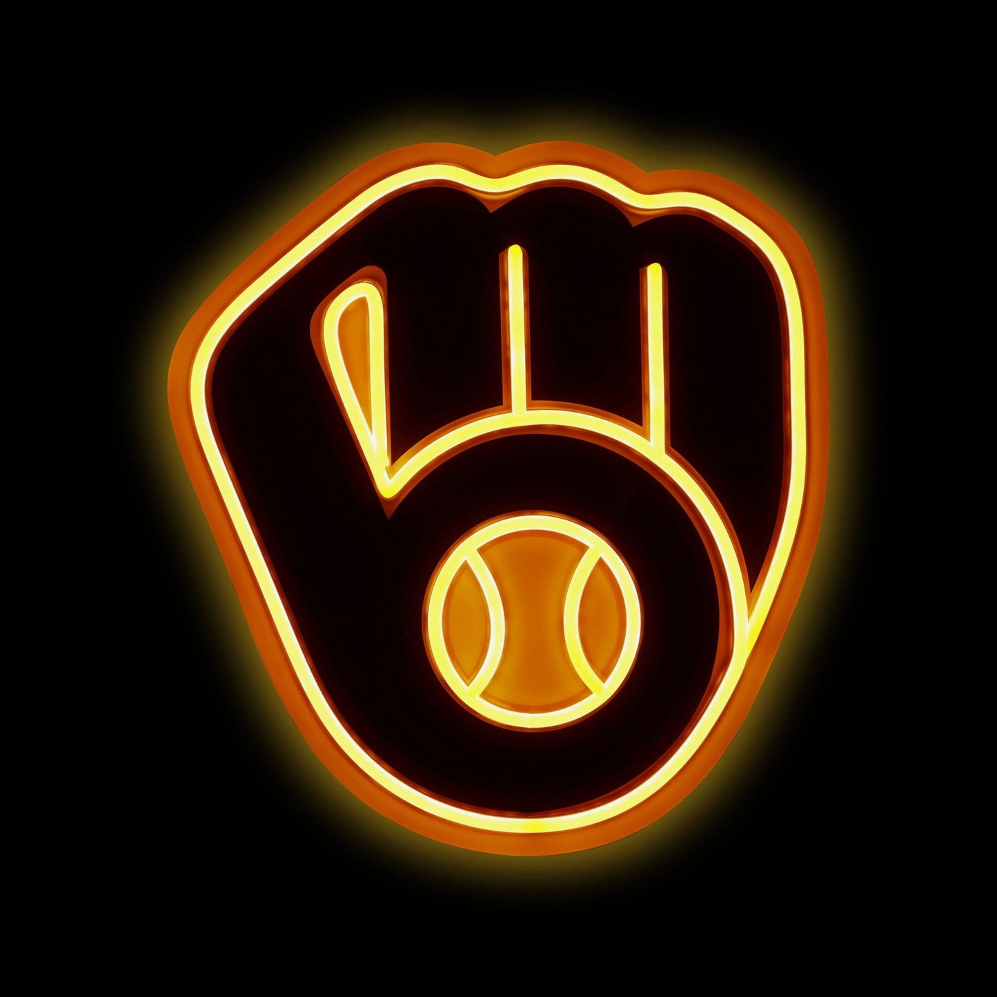 Milwaukee Brewers LED Neon Light Up Team Logo Sign