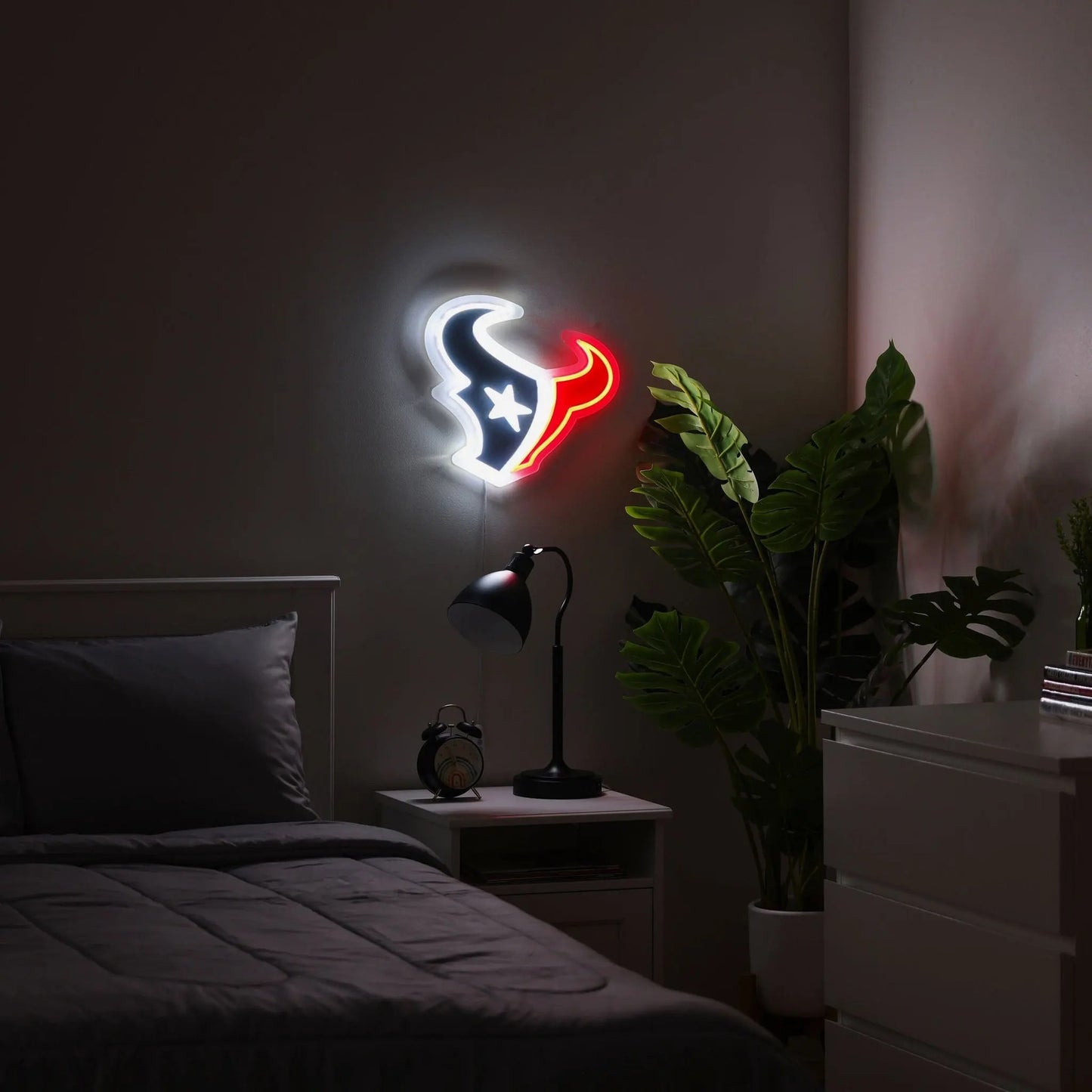 Houston Texans LED Neon Light Up Team Logo Sign
