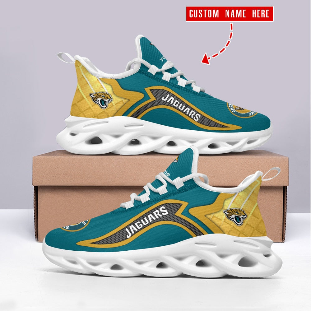 Jacksonville Jaguars Personalized Yezy Running Sneakers SPD683