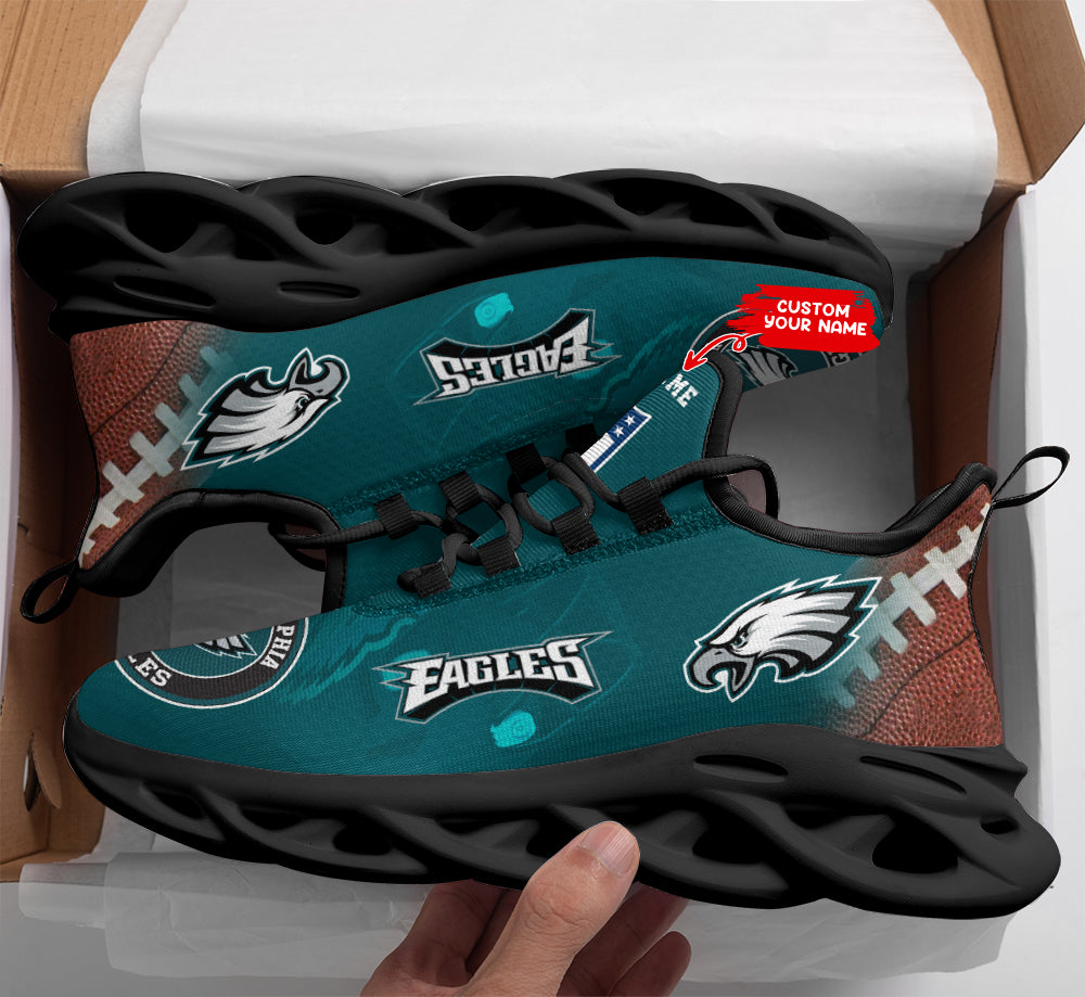 Philadelphia Eagles Personalized Yezy Running Sneakers SPDMS782