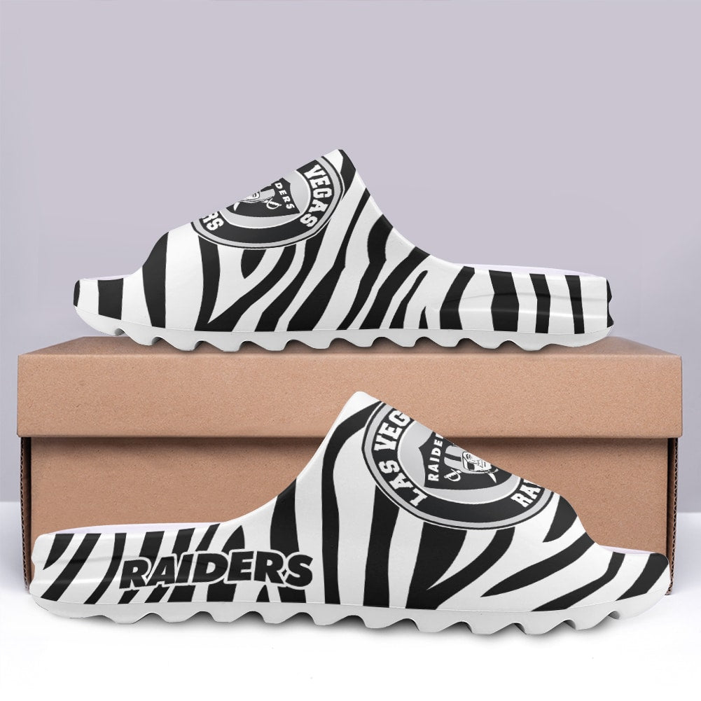 Las Vegas Raiders Yeezy Slippers Shoes SPT004