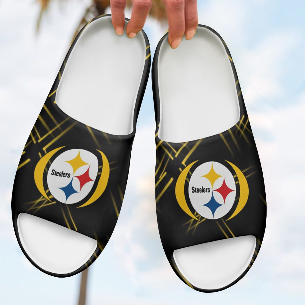 Pittsburgh Steelers Yeezy Slippers Shoes SPT031