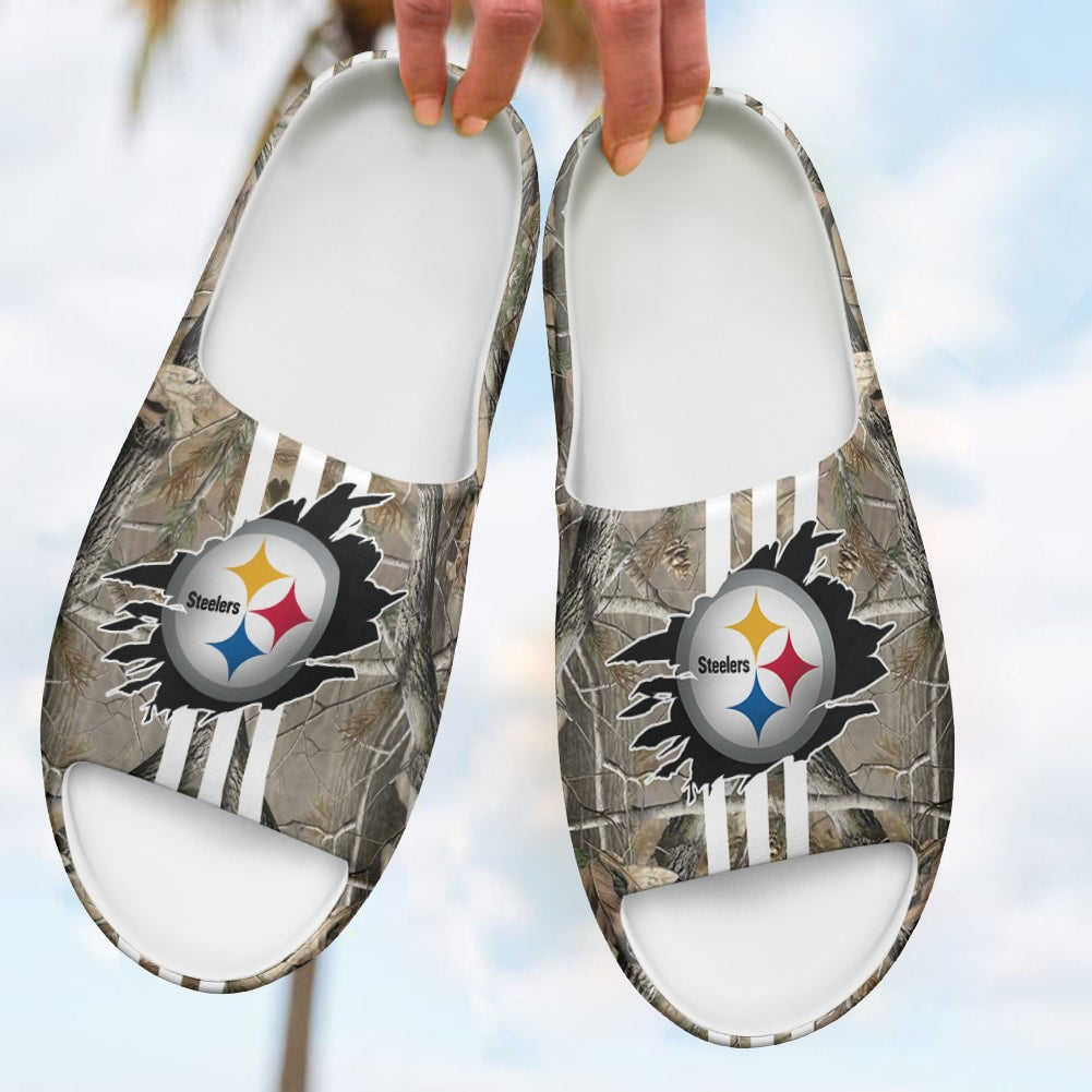 Pittsburgh Steelers Yeezy Slippers Shoes SPT046