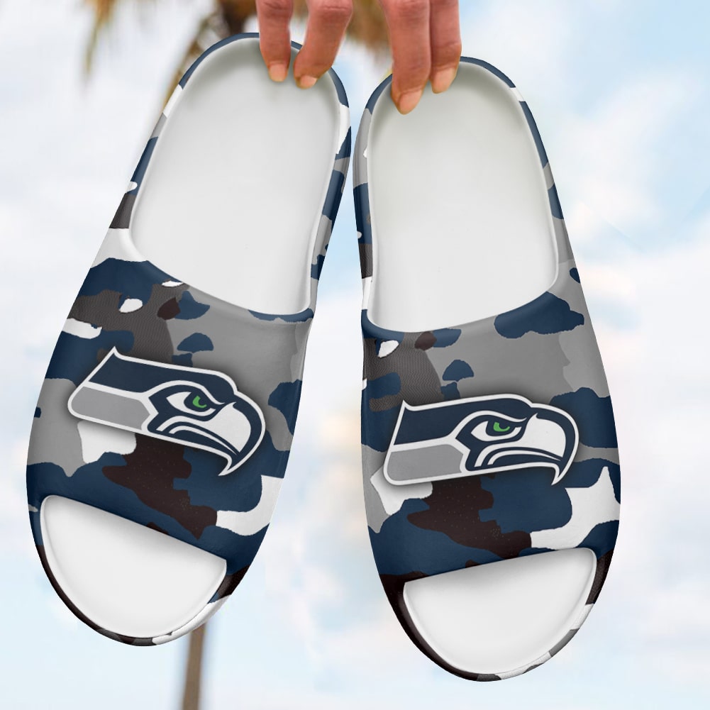 Seattle Seahawks Yeezy Slippers Shoes SPT057