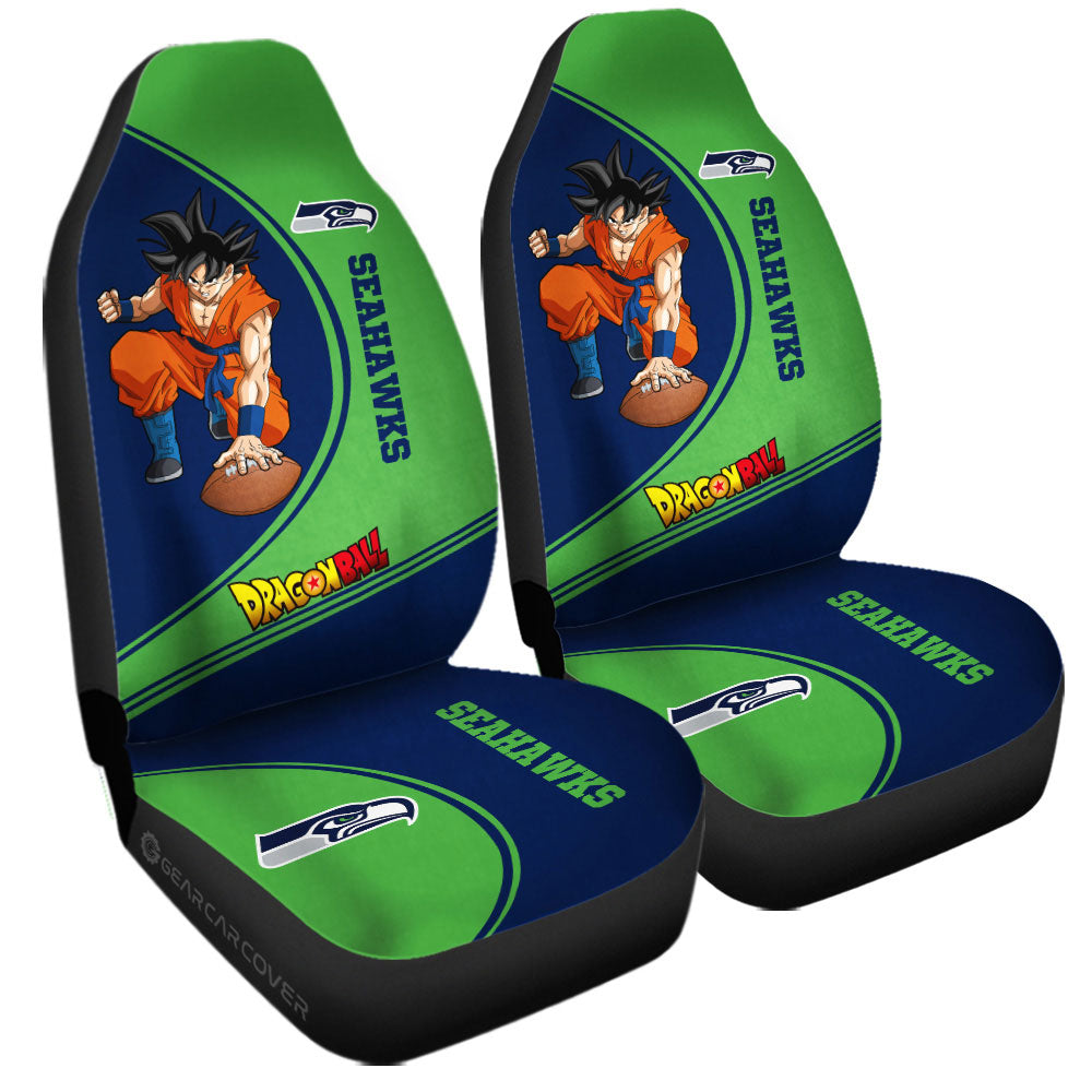 Seattle Seahawks Car Seat Covers Goku AZBTCSC000045