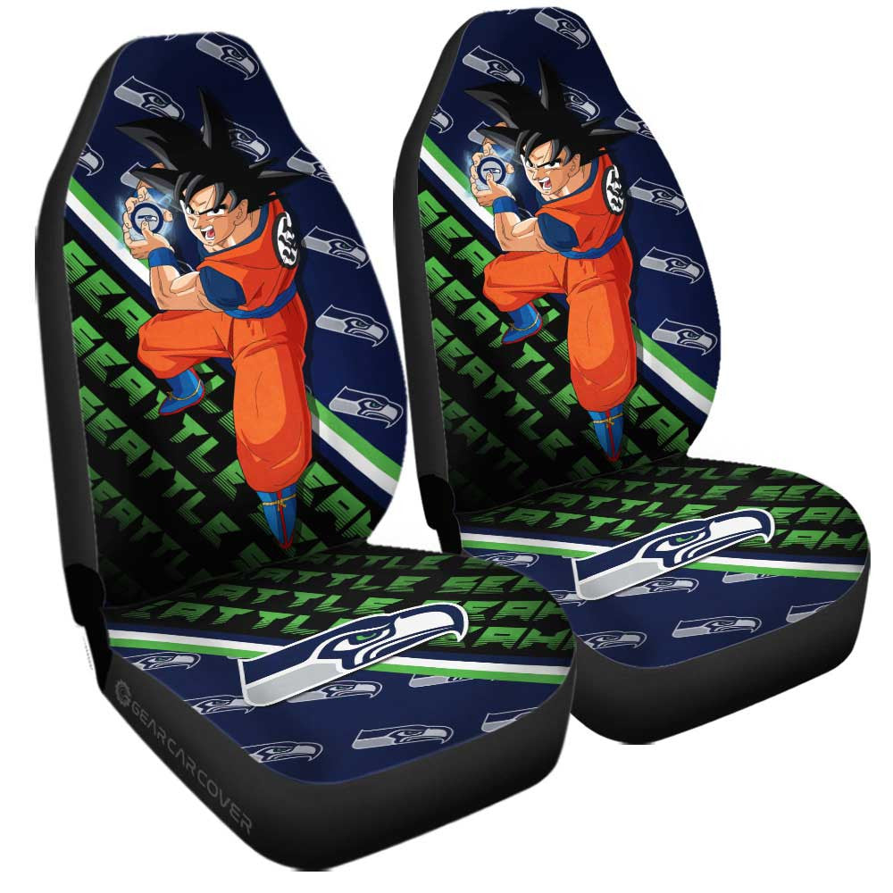Seattle Seahawks Car Seat Covers Goku AZBTCSC000046