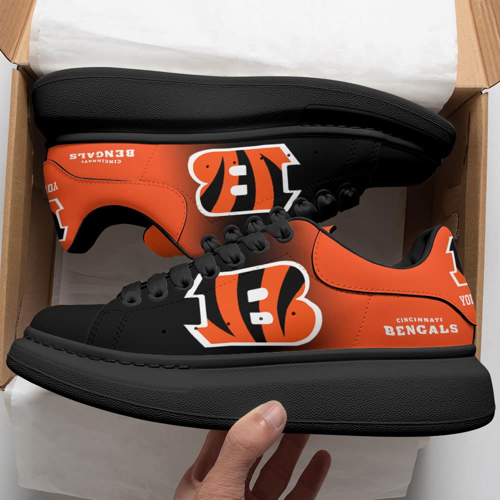 Cincinnati Bengals Personalized MQ Sneakers BG63