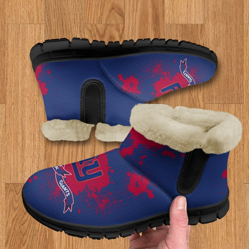 New York Giants Comfy Winter Snow Boots AZDDWSB000109