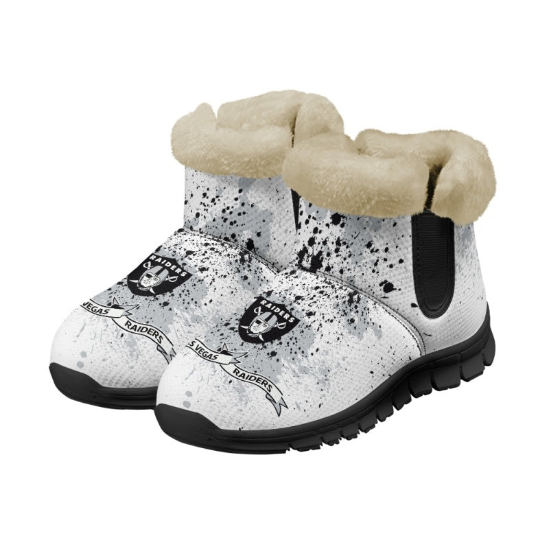 Las Vegas Raiders Comfy Winter Snow Boots AZDDWSB000124