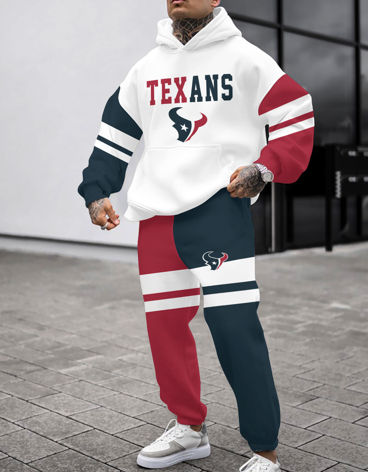 Houston Texans Combo Pullover Hoodie And Sweatpants AZBTPHSP000322