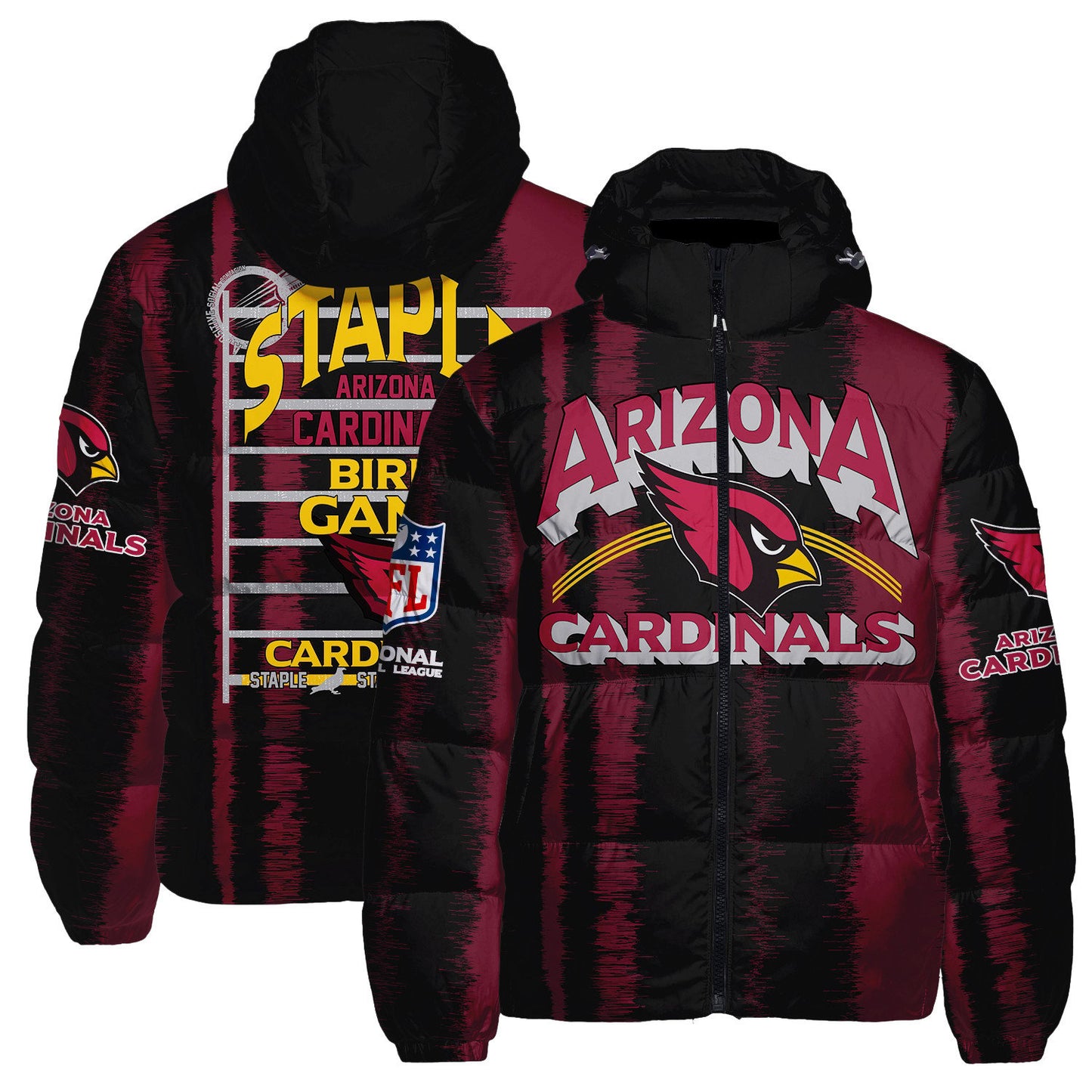 Arizona Cardinals CozyCloud Down Jacket AZBTDWJ000233