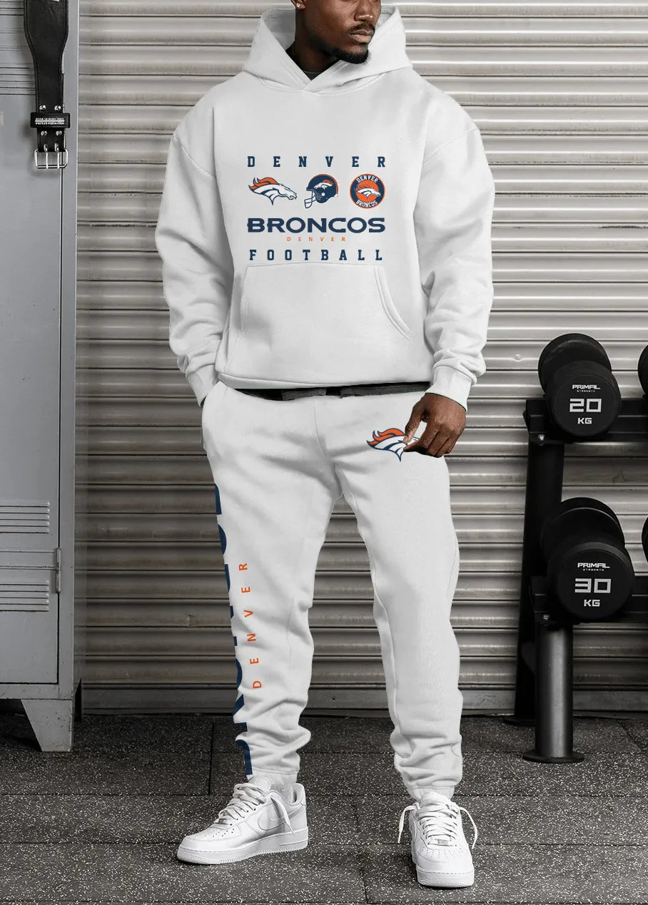 Denver Broncos Combo Pullover Hoodie And Sweatpants AZBTPHSP000129