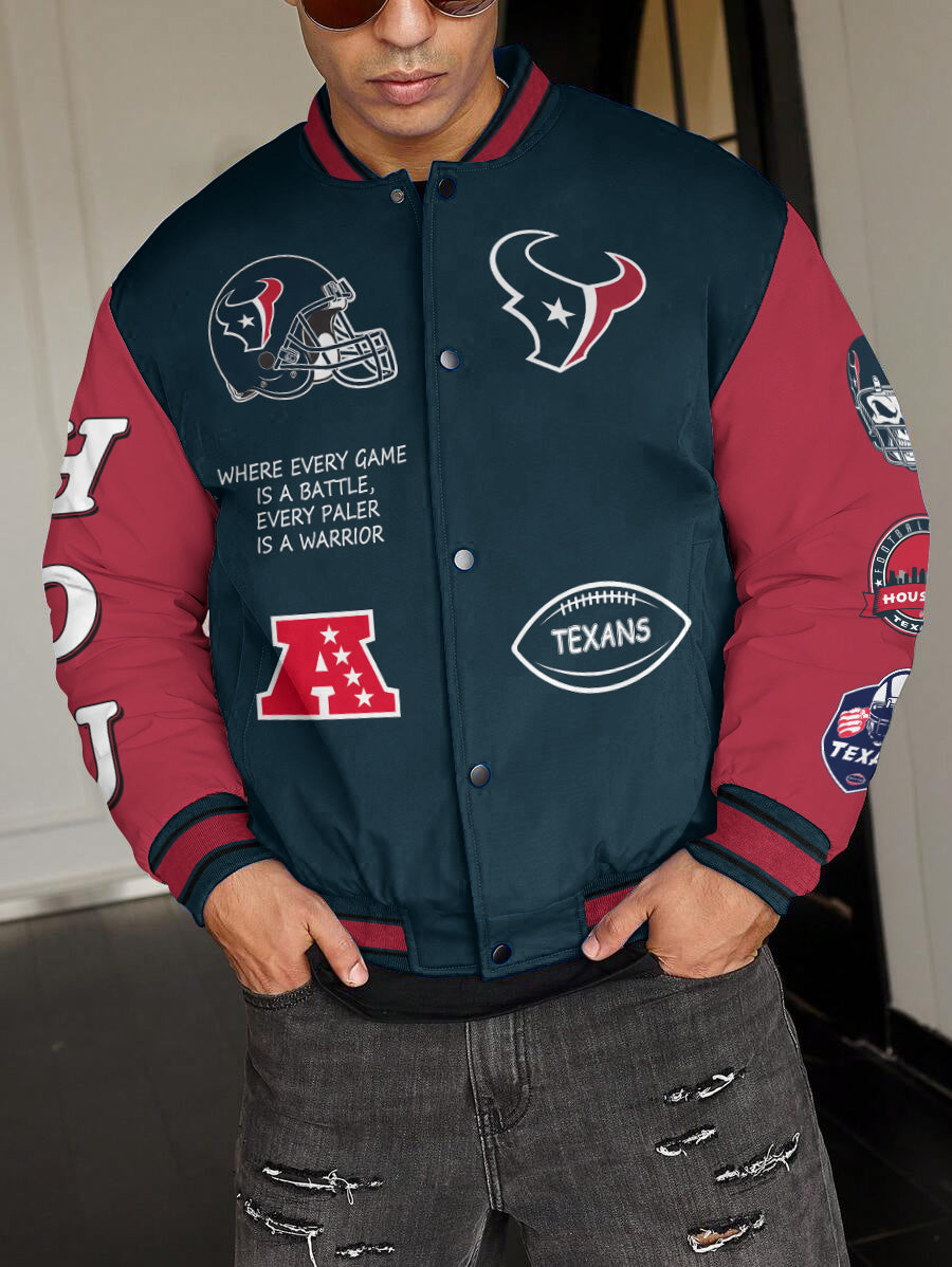 Houston Texans National Football League Varsity Jacket AZBTVJK000413