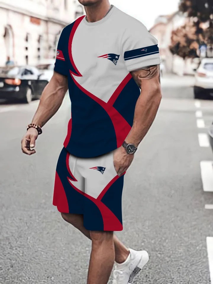 New England Patriots T-shirt and Shorts AZTS584