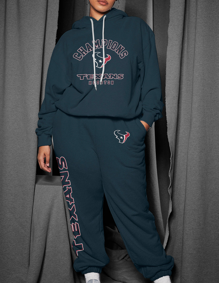 Houston Texans Combo Pullover Hoodie And Sweatpants AZBTPHSP000149