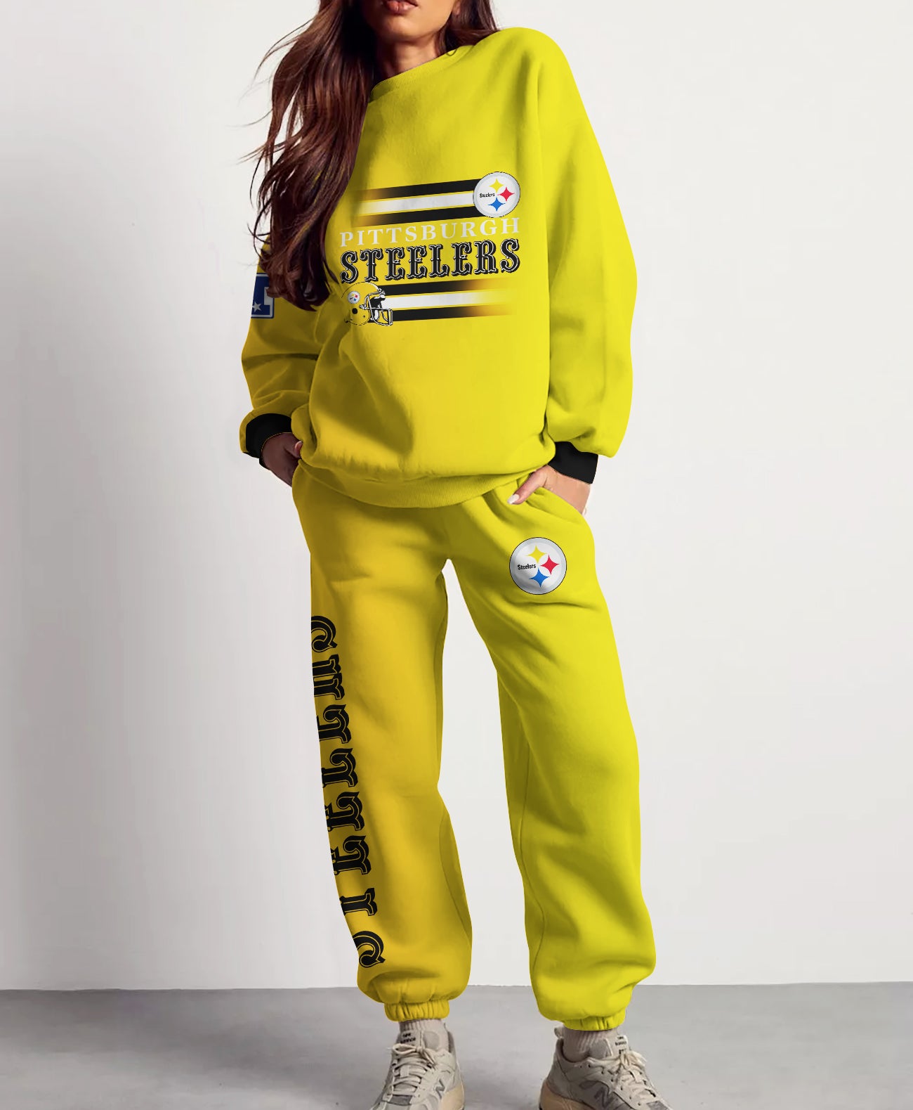 Pittsburgh Steelers Combo 3D Sweatsuit and Sweatpants Unisex CBSP160