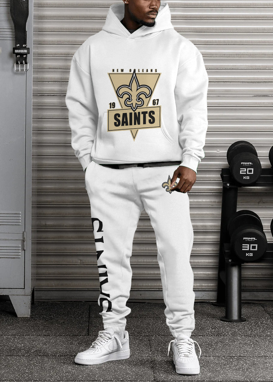 New Orleans Saints Combo Pullover Hoodie And Sweatpants AZBTPHSP000419