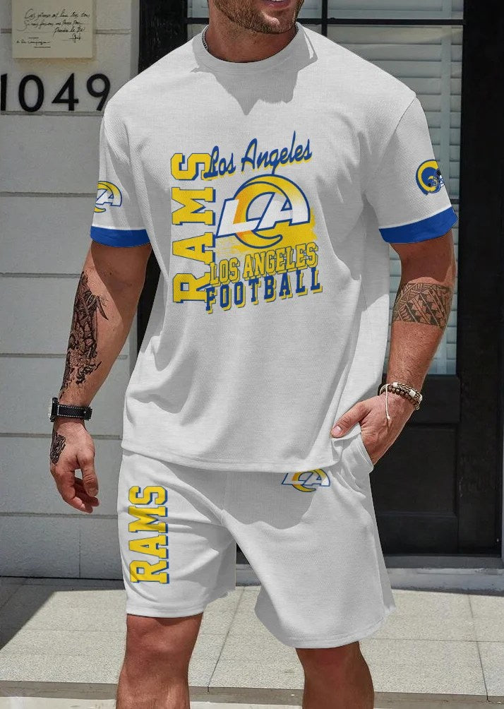 Los Angeles Chargers T-shirt and Shorts AZBTTSAS000052
