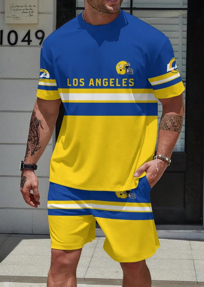Los Angeles Chargers T-shirt and Shorts AZBTTSAS000022