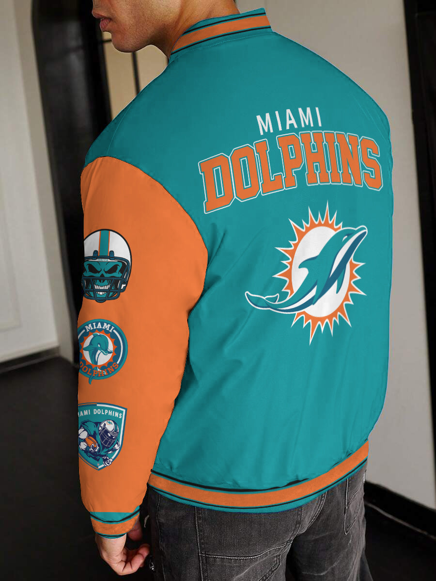 Miami Dolphins National Football League Varsity Jacket AZBTVJK000434