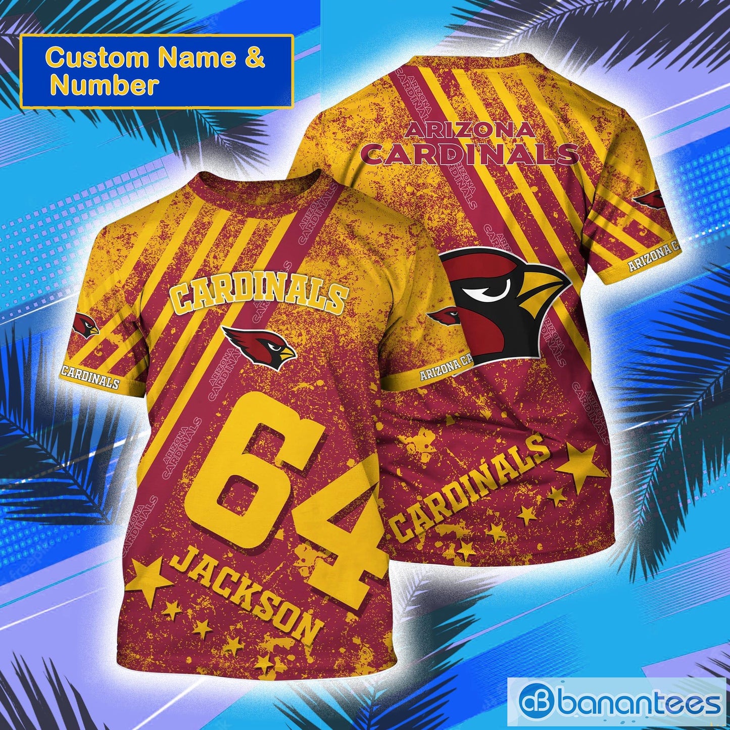 Arizona Cardinals Personalized T-Shirt BGTS568