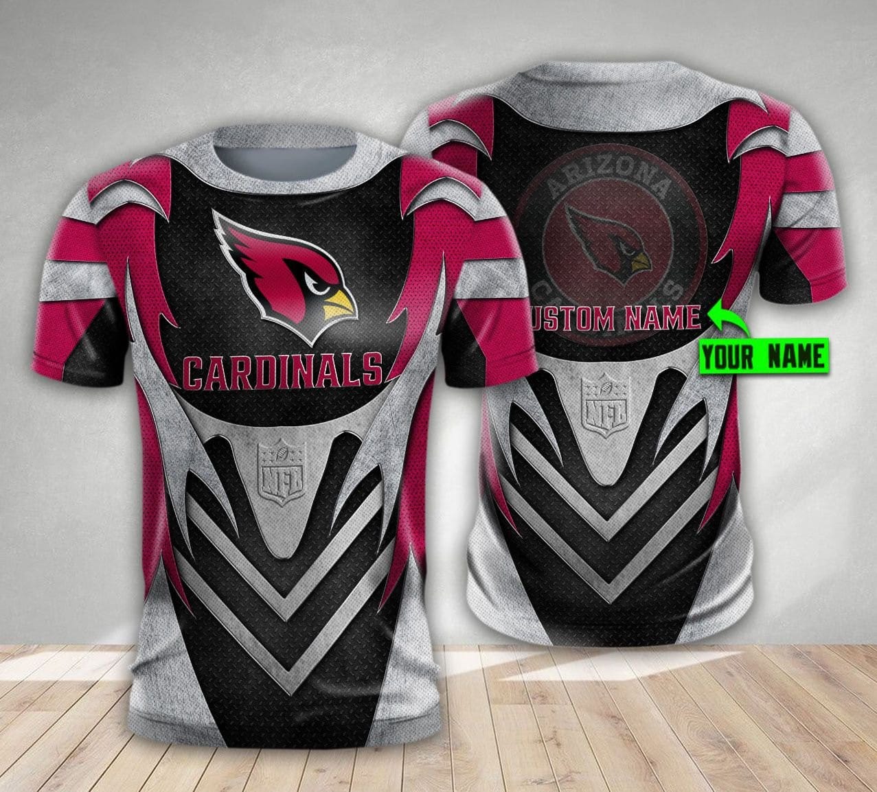 Arizona Cardinals Personalized All Over Printed 480