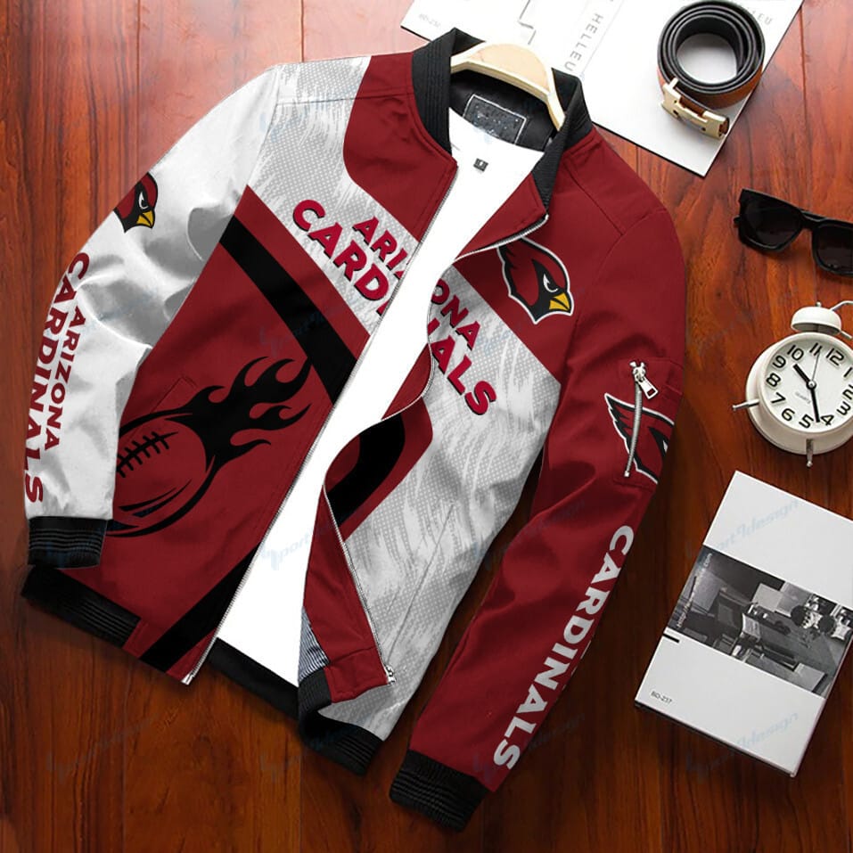 Arizona Cardinals Personalized Bomber Jacket BG349
