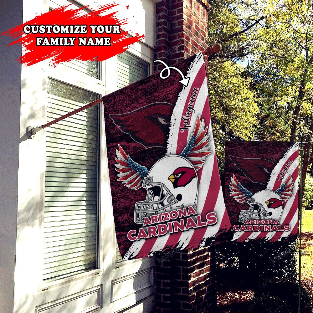 Arizona Cardinals Personalized Flag 442
