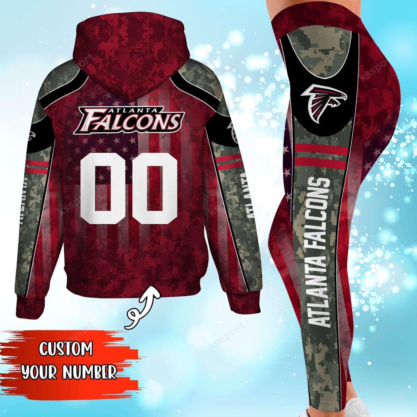 Arizona Cardinals Personalized Leggings And Hoodie BG64