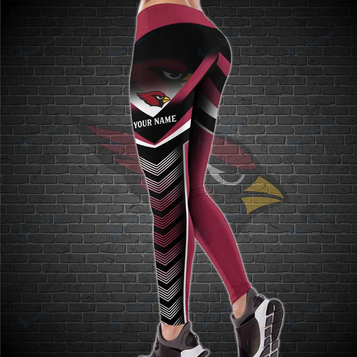 Arizona Cardinals Personalized Leggings And Tank Top BG01