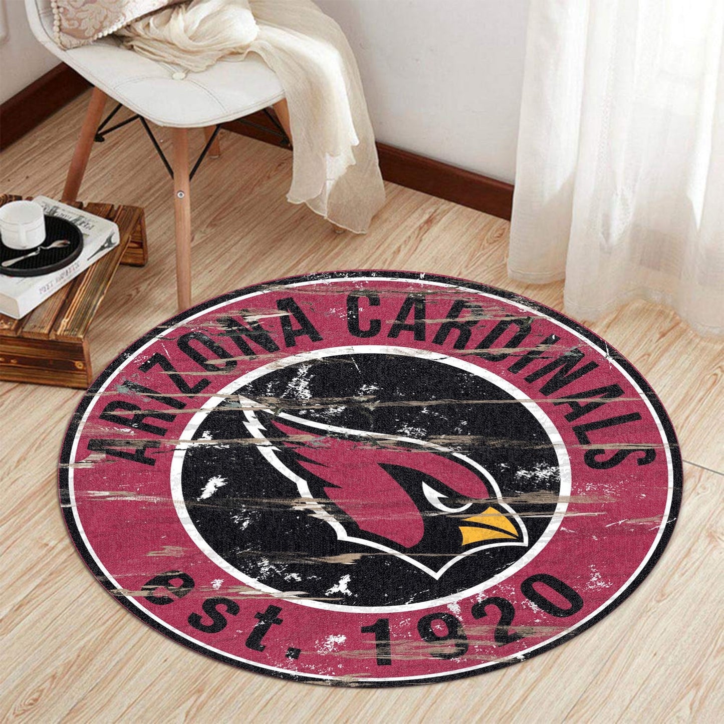 Arizona Cardinals Round Rug 168