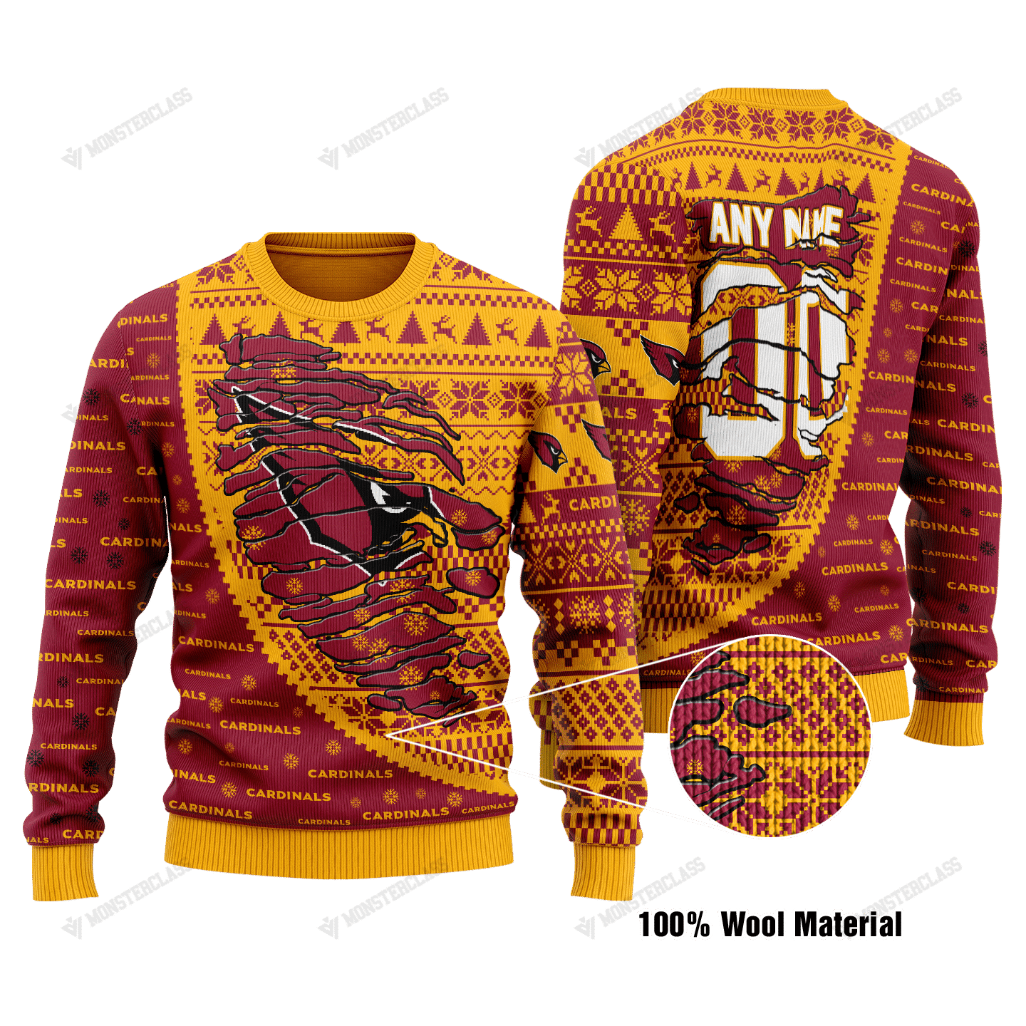 Arizona Cardinals Woolen Sweater 127