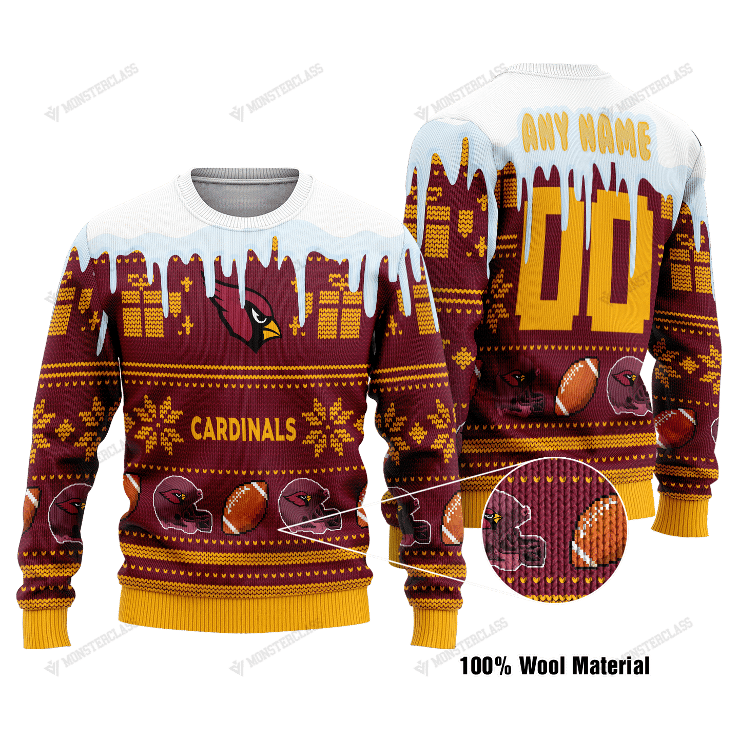 Arizona Cardinals Woolen Sweater 177