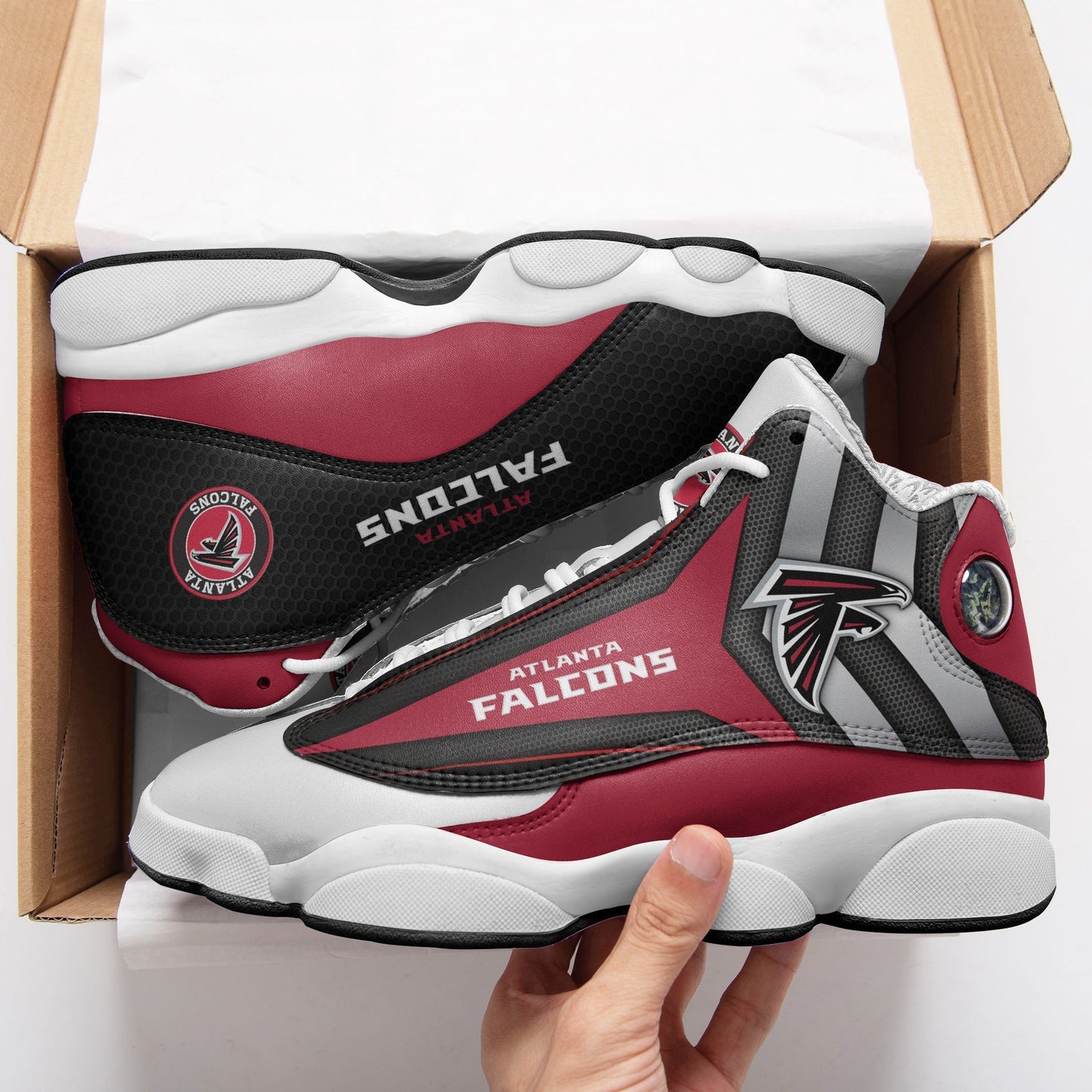 Atlanta Falcons Air JD13 Sneakers 405