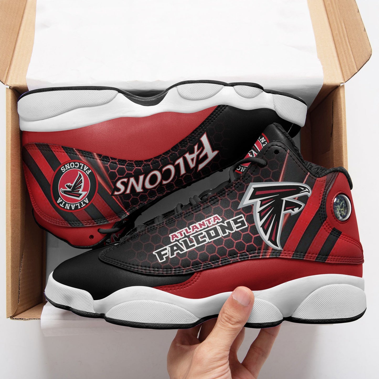 Atlanta Falcons Air JD13 Sneakers 729
