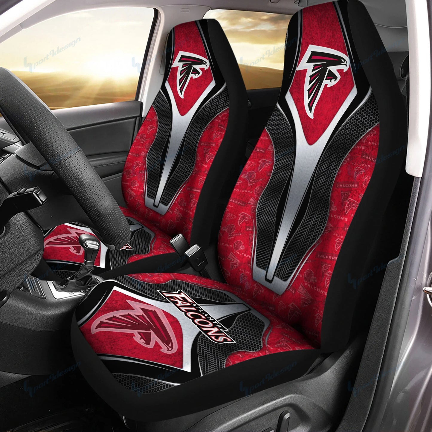 Atlanta Falcons Car Seat Covers BG25