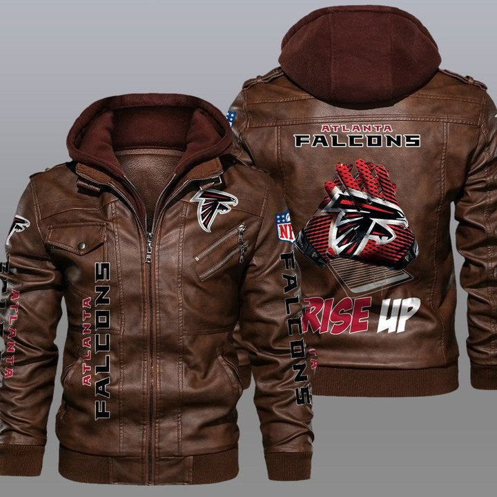 Atlanta Falcons Leather Jacket 02