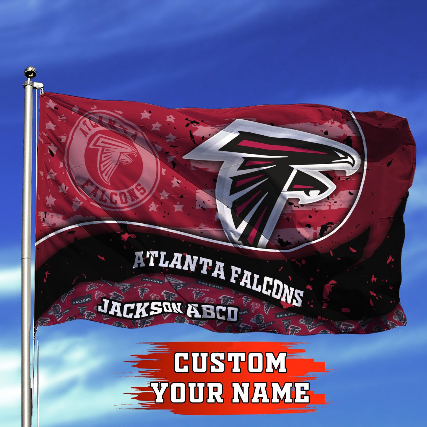 Atlanta Falcons Personalized Flag 307