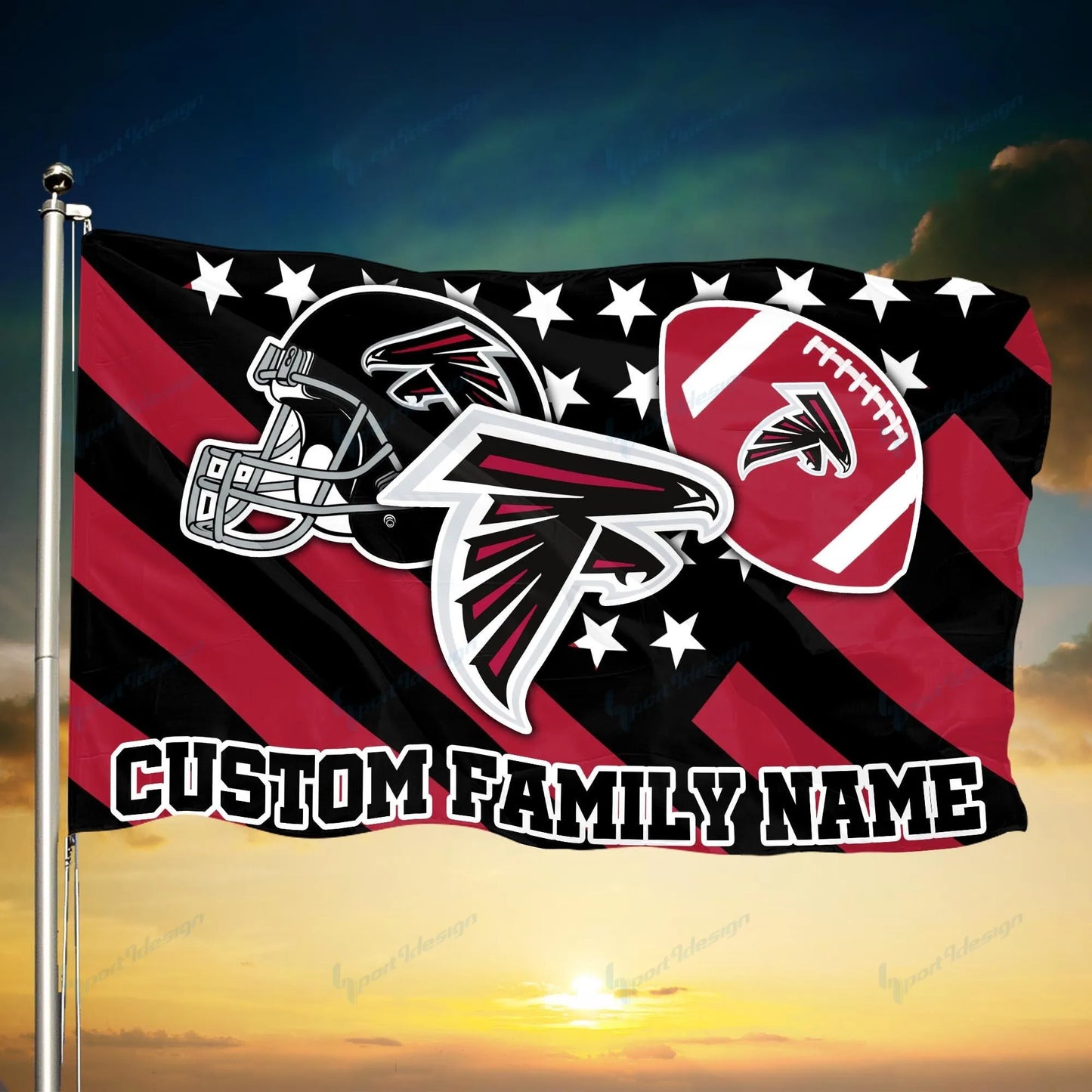 Atlanta Falcons Personalized Flag 66