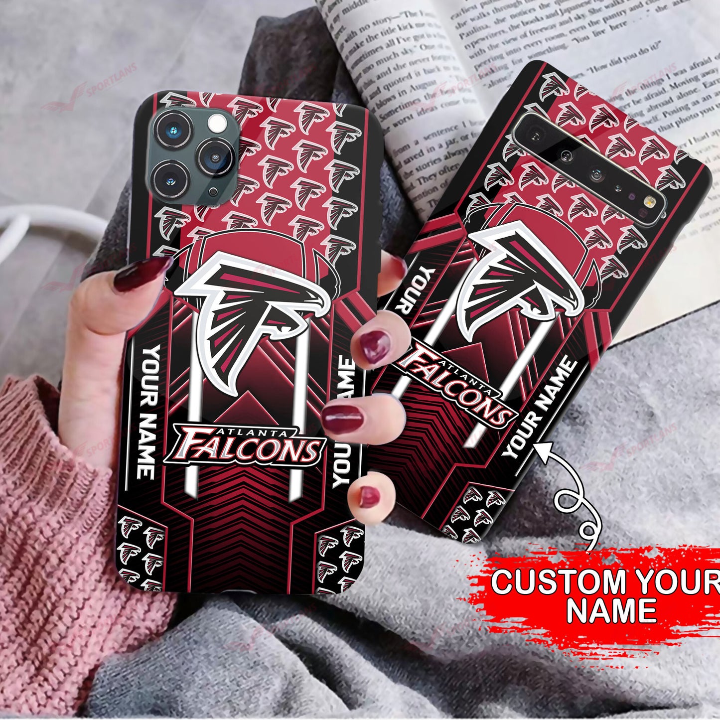 Atlanta Falcons Personalized Phone Case BG03