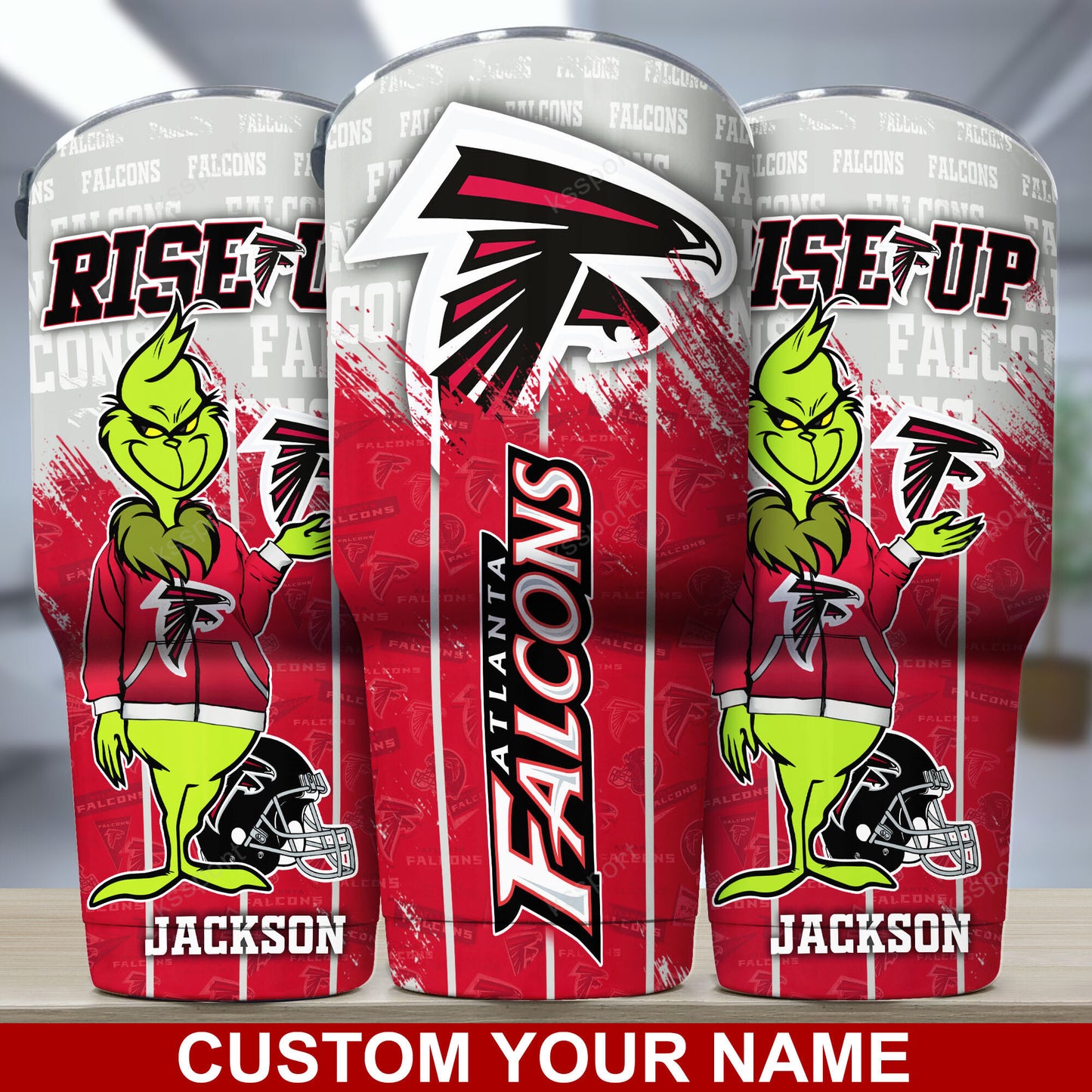 Atlanta Falcons Personalized Tumbler BG90