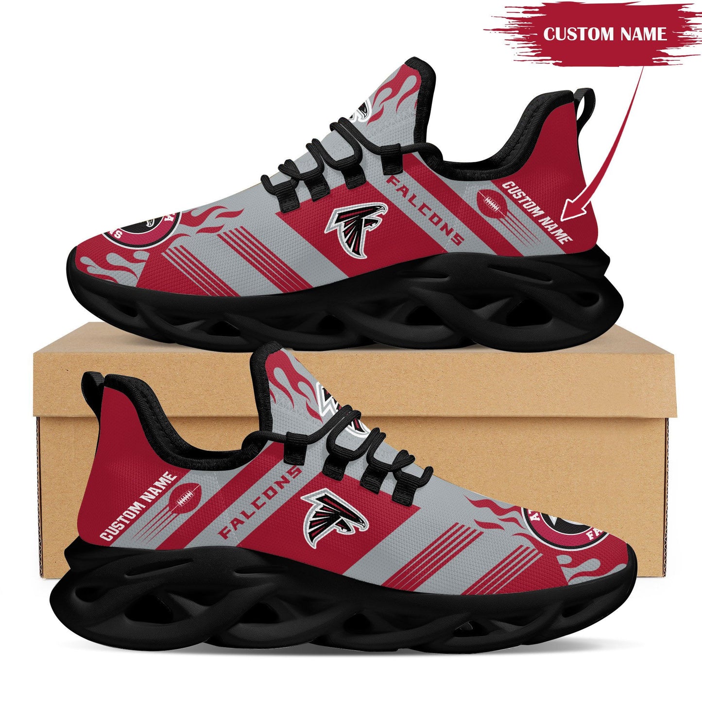 Atlanta Falcons Personalized Yezy Running Sneakers BB569