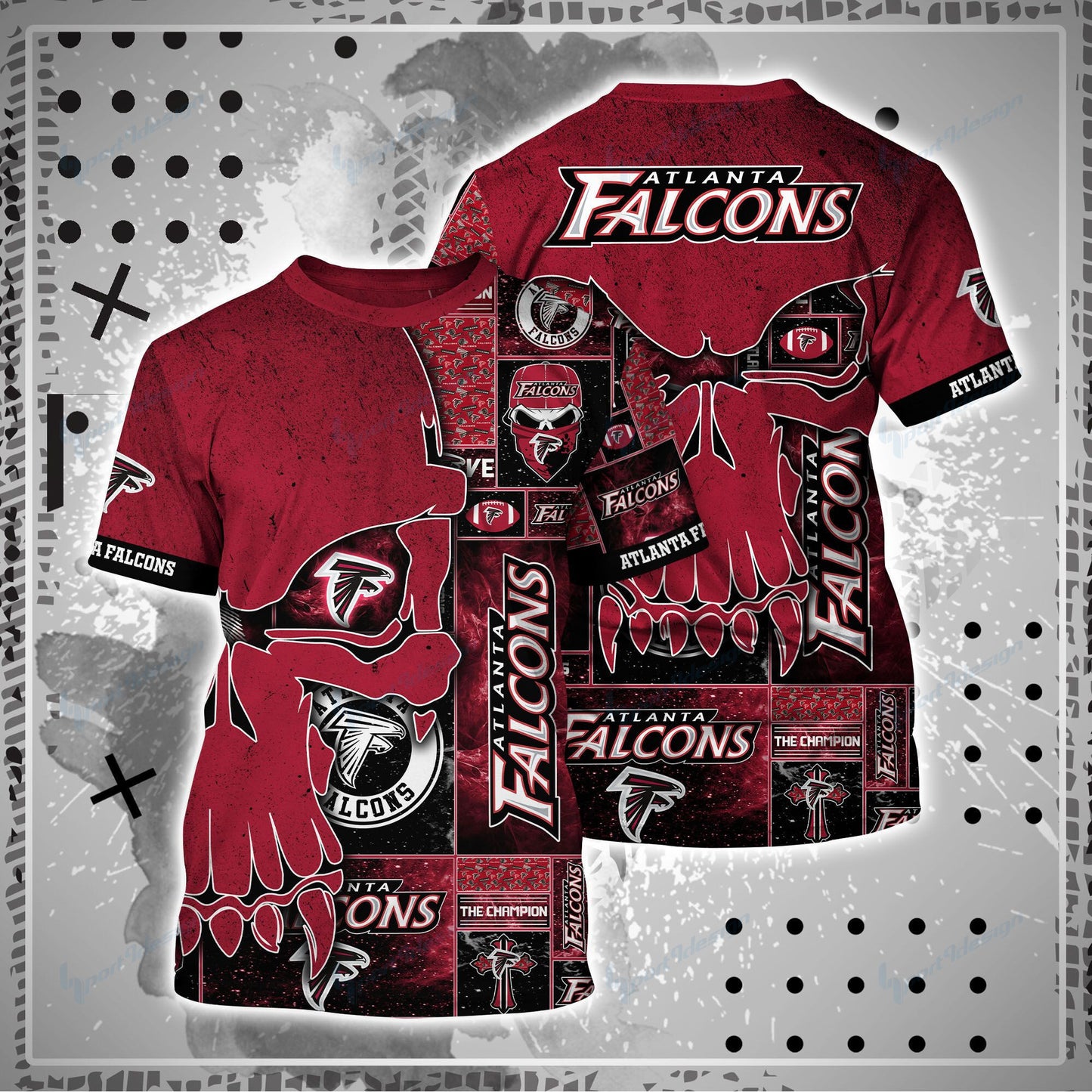 Atlanta Falcons Shirt and Shorts BG102
