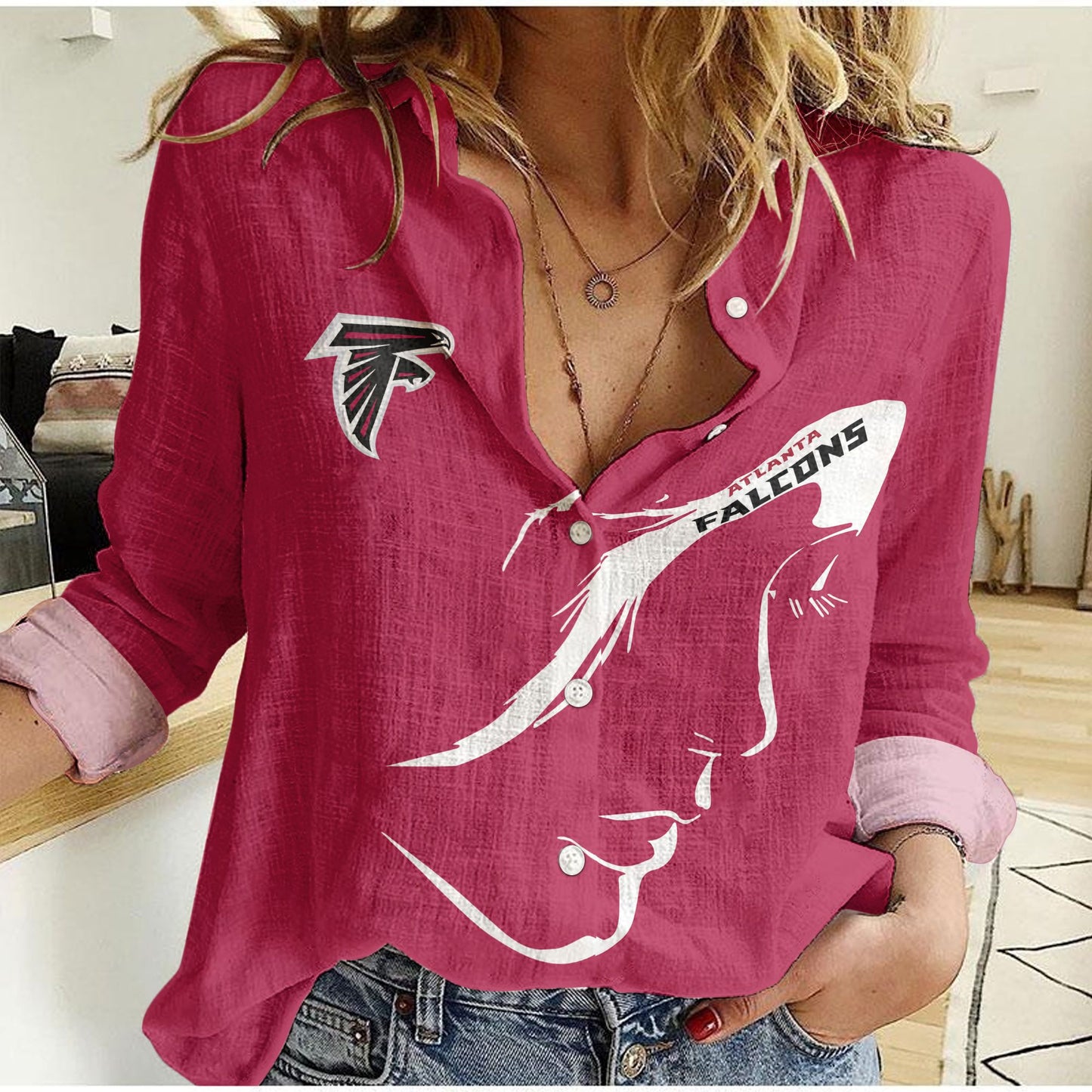 Atlanta Falcons Woman Shirt BG125