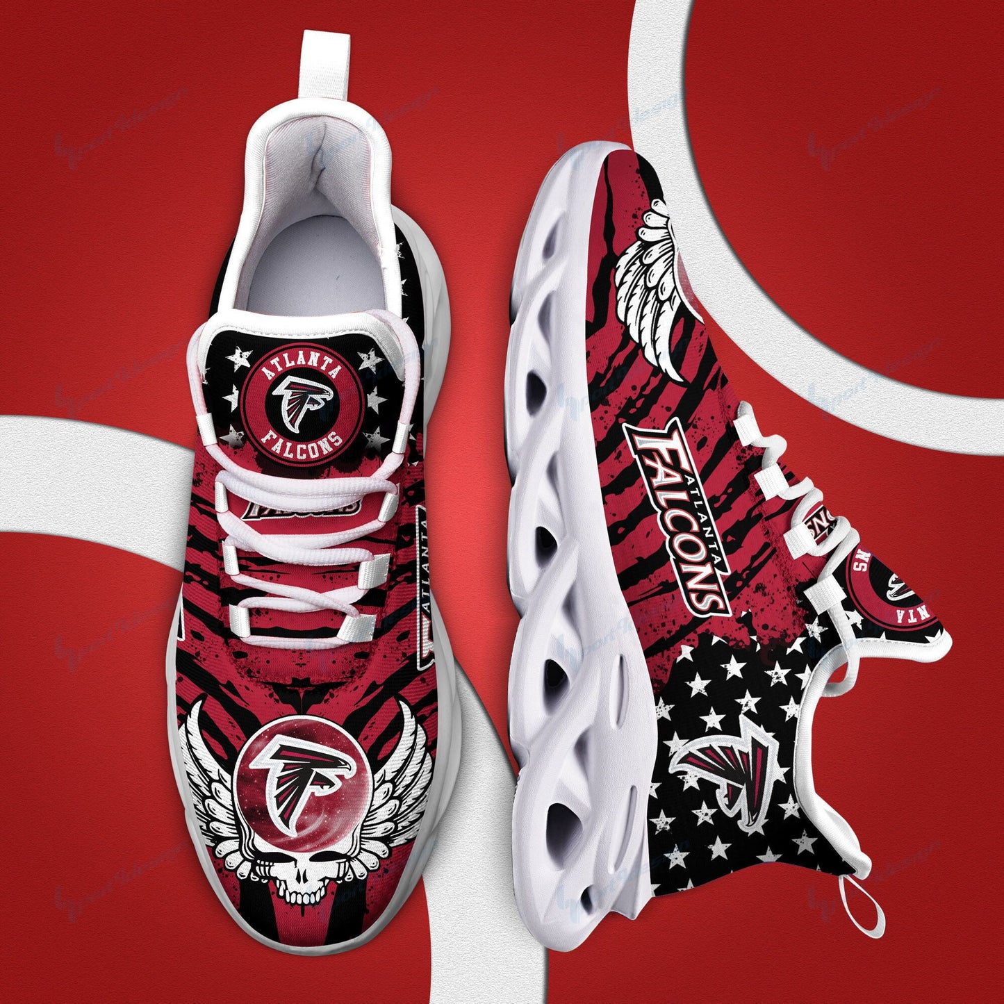 Atlanta Falcons Yezy Running Sneakers BB757