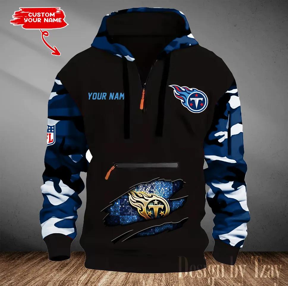 Tennessee Titans Camouflage Hooded Sweatshirt HA94